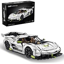 CaDA Master Apollo IE C64003W Super Car Building Kit,3865/pcs MOC